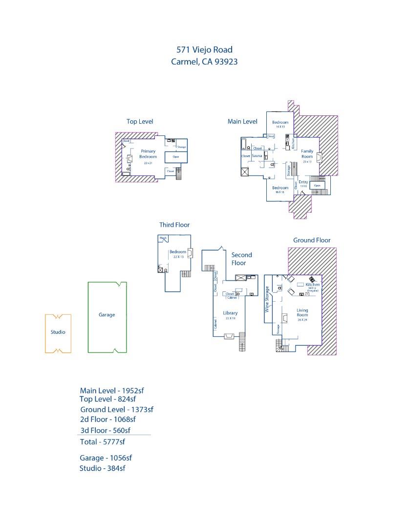 Detail Gallery Image 41 of 41 For 571 Viejo Rd, Carmel,  CA 93923 - 4 Beds | 5/1 Baths