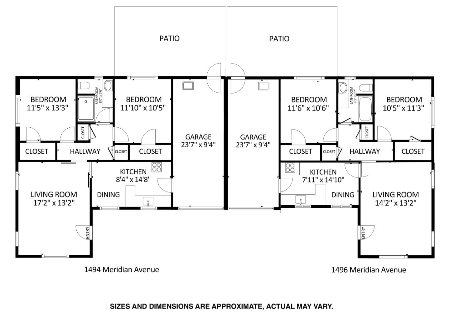 Detail Gallery Image 44 of 44 For 1494-1496 Meridian Ave, San Jose,  CA 95125 - – Beds | – Baths