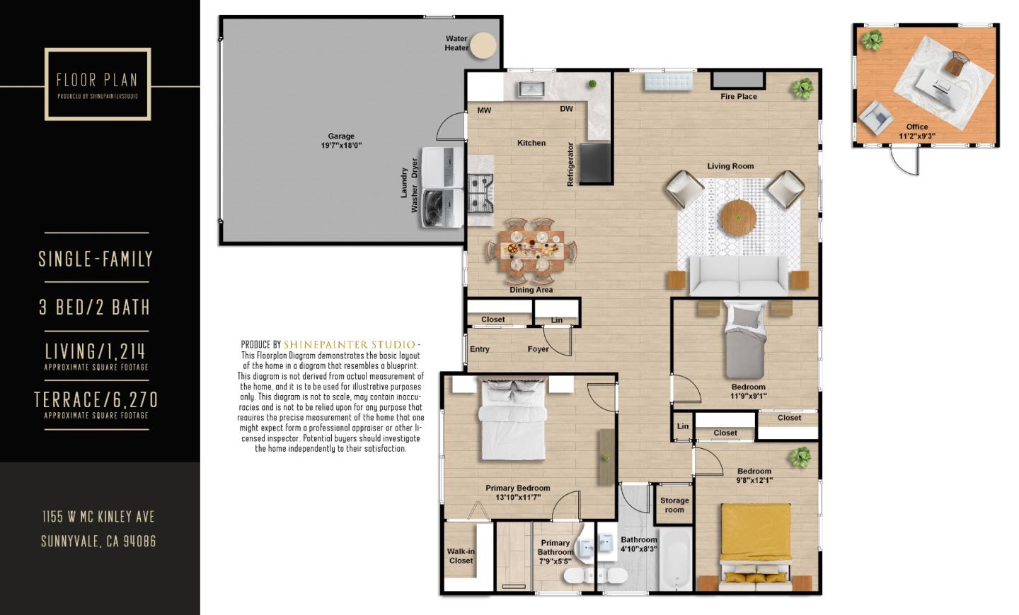 Detail Gallery Image 45 of 45 For 1155 W Mc Kinley Ave, Sunnyvale,  CA 94086 - 3 Beds | 2 Baths