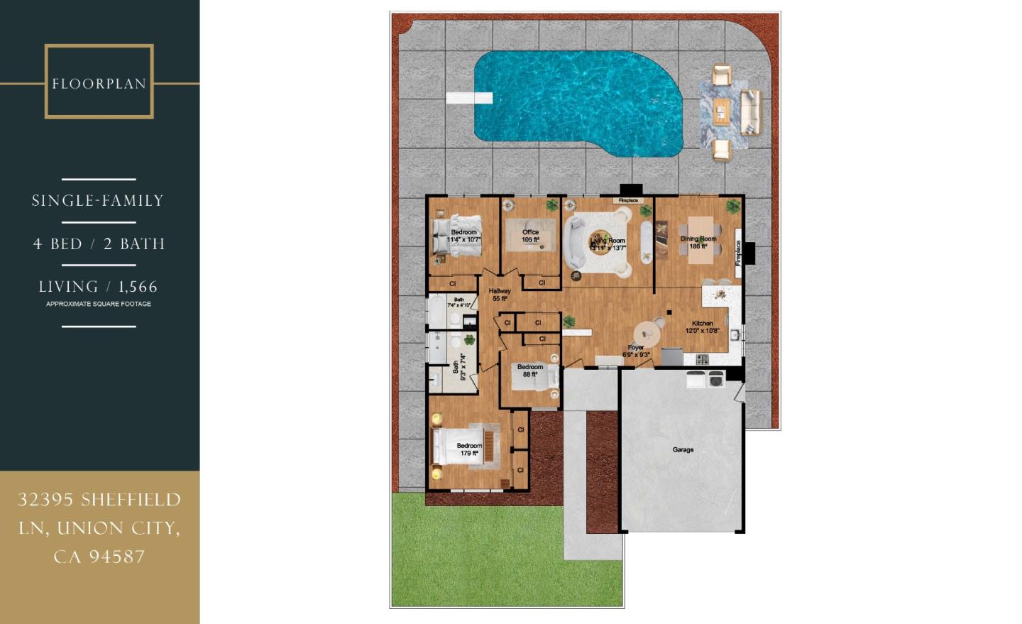 Detail Gallery Image 36 of 36 For 32395 Sheffield Ln, Union City,  CA 94587 - 4 Beds | 2 Baths