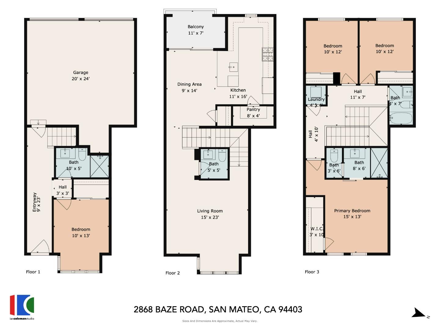 Detail Gallery Image 24 of 24 For 2868 Baze Rd, San Mateo,  CA 94403 - 4 Beds | 3/1 Baths