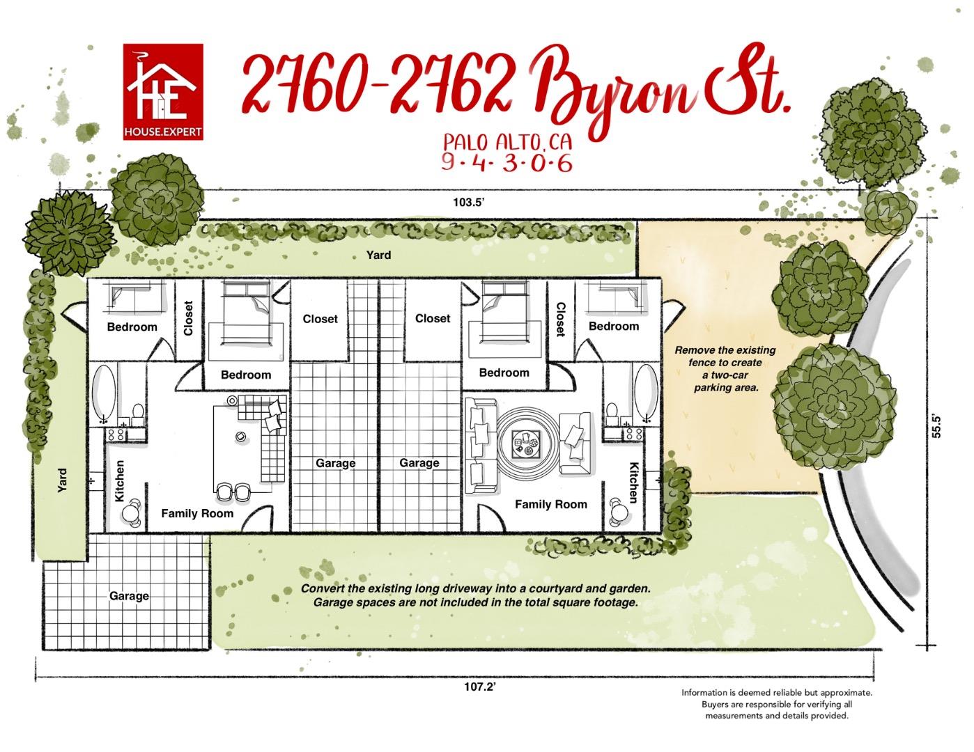 Detail Gallery Image 9 of 14 For 2760-2762 Byron St, Palo Alto,  CA 94306 - – Beds | – Baths