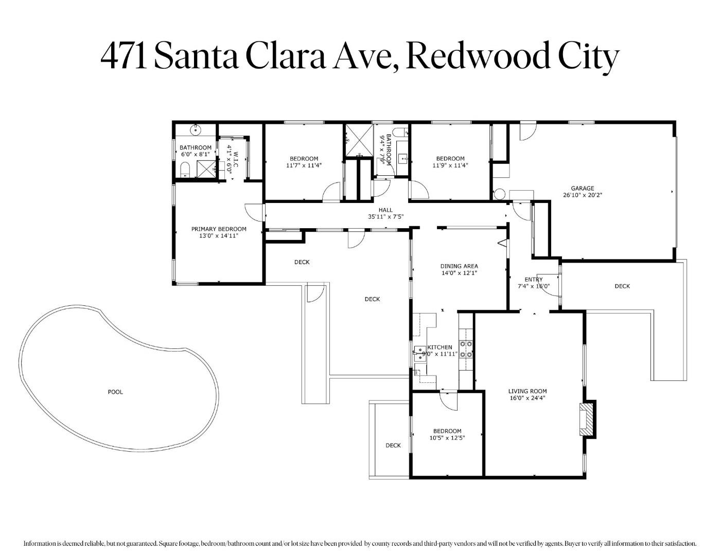 Detail Gallery Image 29 of 39 For 471 Santa Clara Ave, Redwood City,  CA 94061 - 4 Beds | 2 Baths