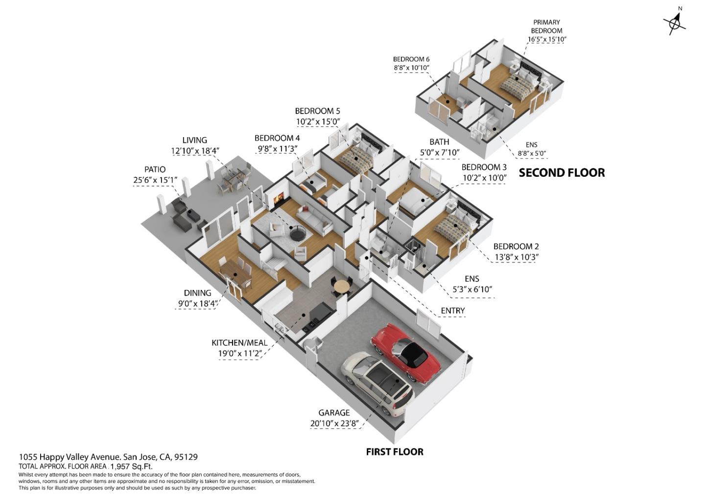 Detail Gallery Image 44 of 45 For 1055 Happy Valley Ave, San Jose,  CA 95129 - 6 Beds | 3 Baths