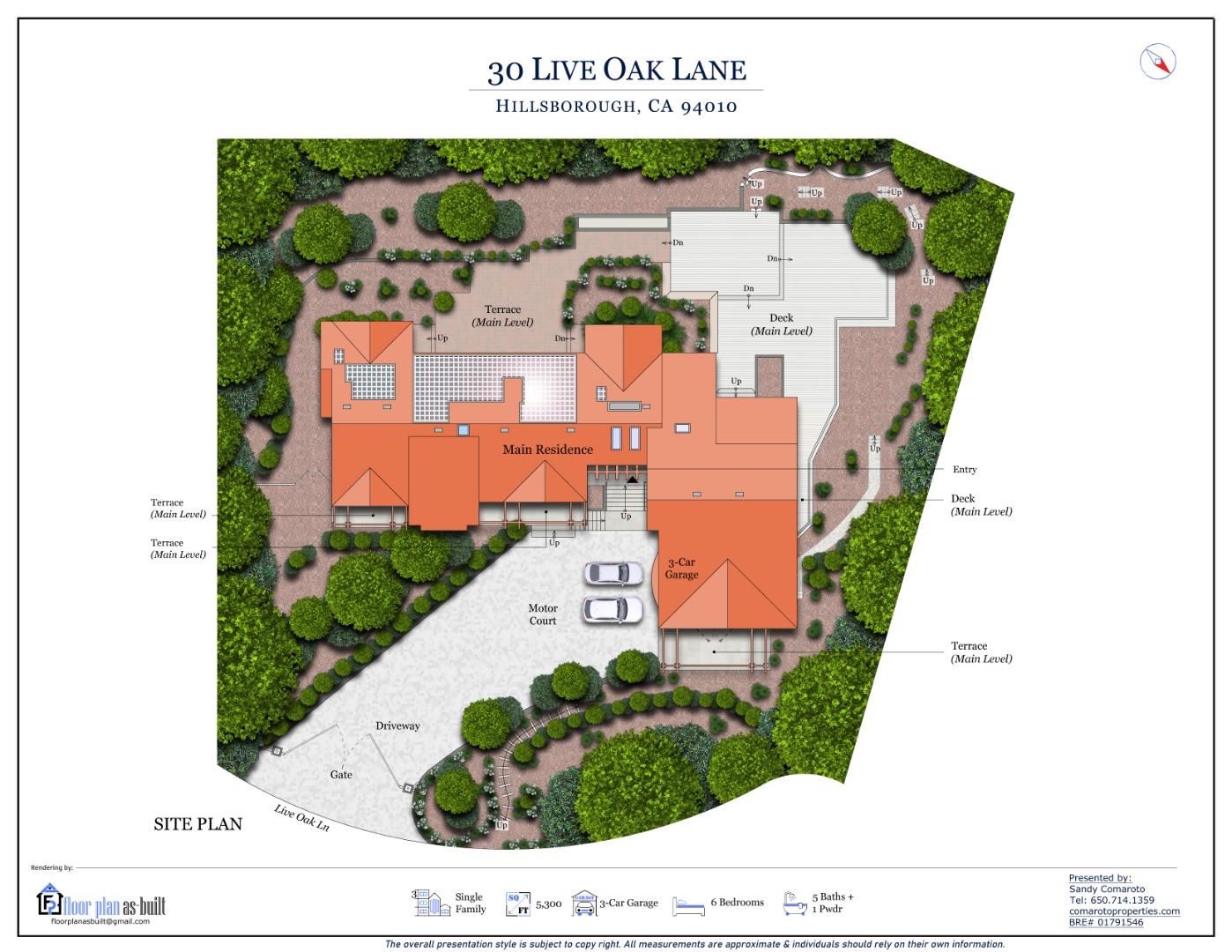 Detail Gallery Image 81 of 83 For 30 Live Oak Ln, Hillsborough,  CA 94010 - 6 Beds | 5/1 Baths