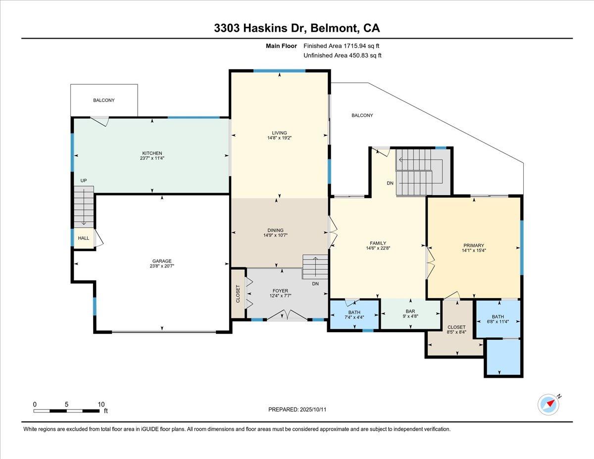 Detail Gallery Image 32 of 34 For 3303 Haskins Dr, Belmont,  CA 94002 - 3 Beds | 2/1 Baths