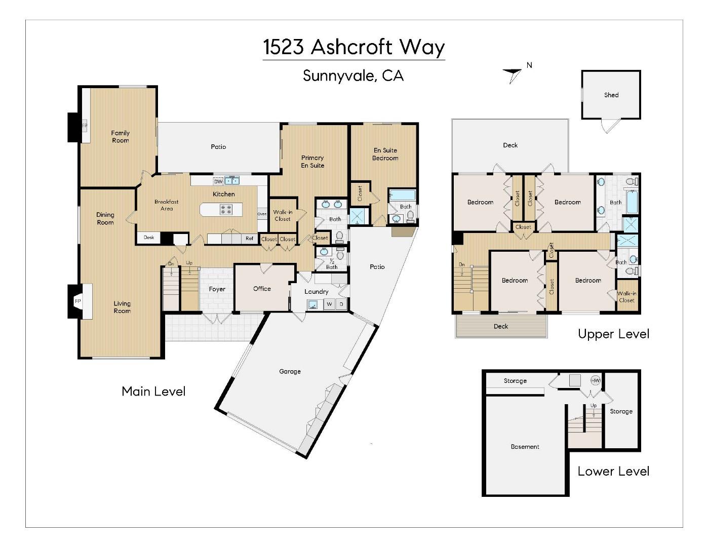 Detail Gallery Image 81 of 81 For 1523 Ashcroft Way, Sunnyvale,  CA 94087 - 6 Beds | 4/1 Baths