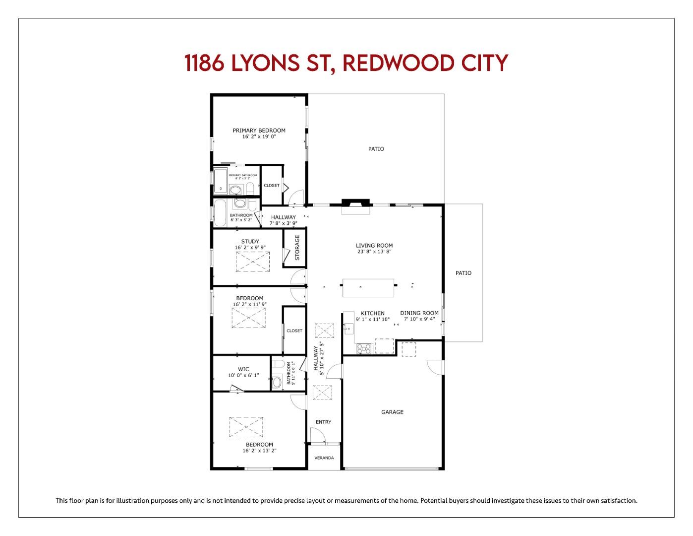 Detail Gallery Image 55 of 60 For 1186 Lyons St, Redwood City,  CA 94061 - 4 Beds | 2/1 Baths