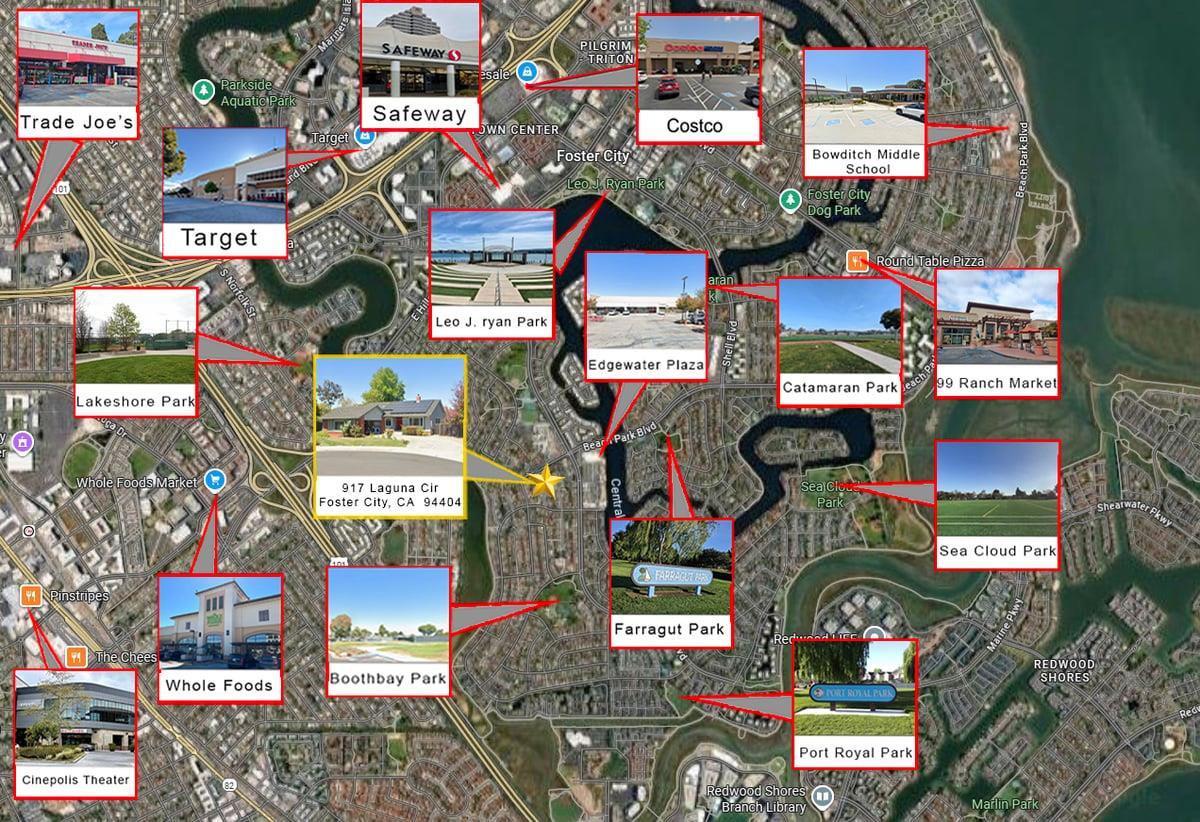 Detail Gallery Image 64 of 64 For 917 Laguna Cir, Foster City,  CA 94404 - 4 Beds | 2 Baths