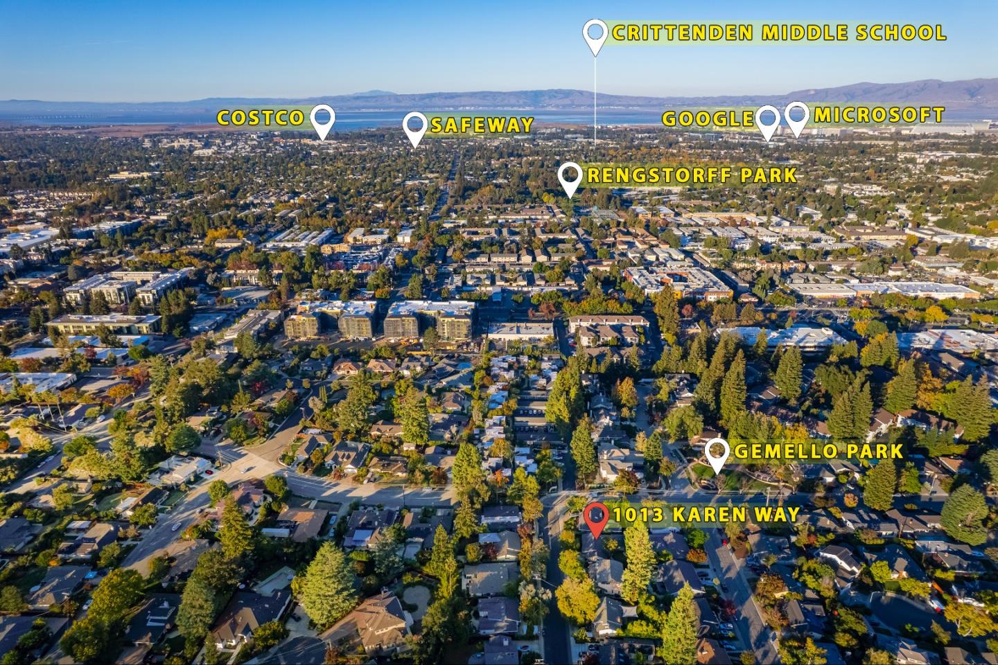 Detail Gallery Image 43 of 45 For 1013 Karen Way, Mountain View,  CA 94040 - 3 Beds | 2 Baths