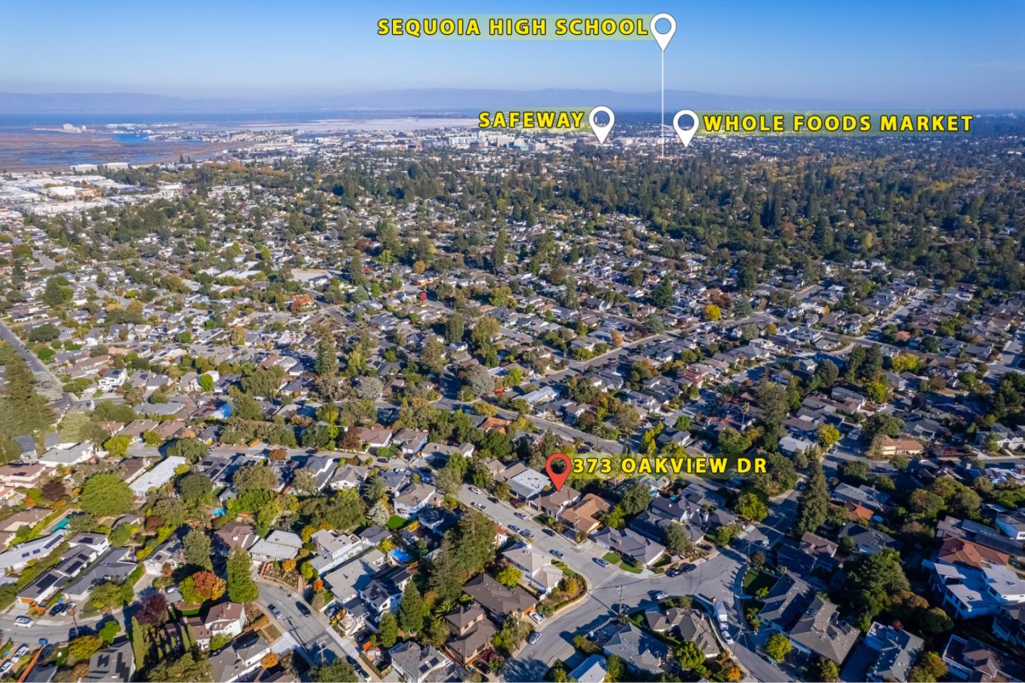 Detail Gallery Image 44 of 48 For 373 Oakview Dr, San Carlos,  CA 94070 - 4 Beds | 3 Baths