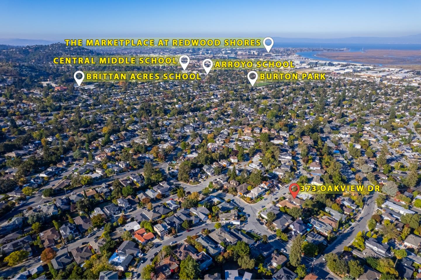 Detail Gallery Image 46 of 48 For 373 Oakview Dr, San Carlos,  CA 94070 - 4 Beds | 3 Baths