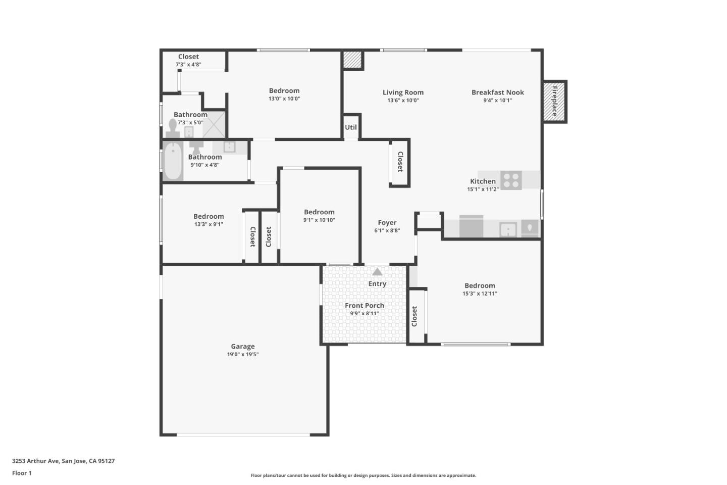 Detail Gallery Image 19 of 19 For 3253 Arthur Ave, San Jose,  CA 95127 - 4 Beds | 2 Baths