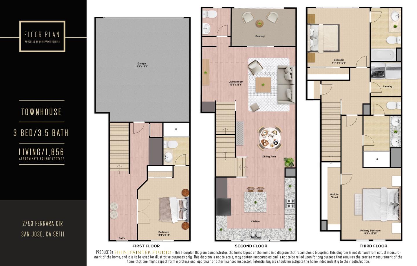 Detail Gallery Image 46 of 46 For 2753 Ferrara Cir, San Jose,  CA 95111 - 3 Beds | 3/1 Baths