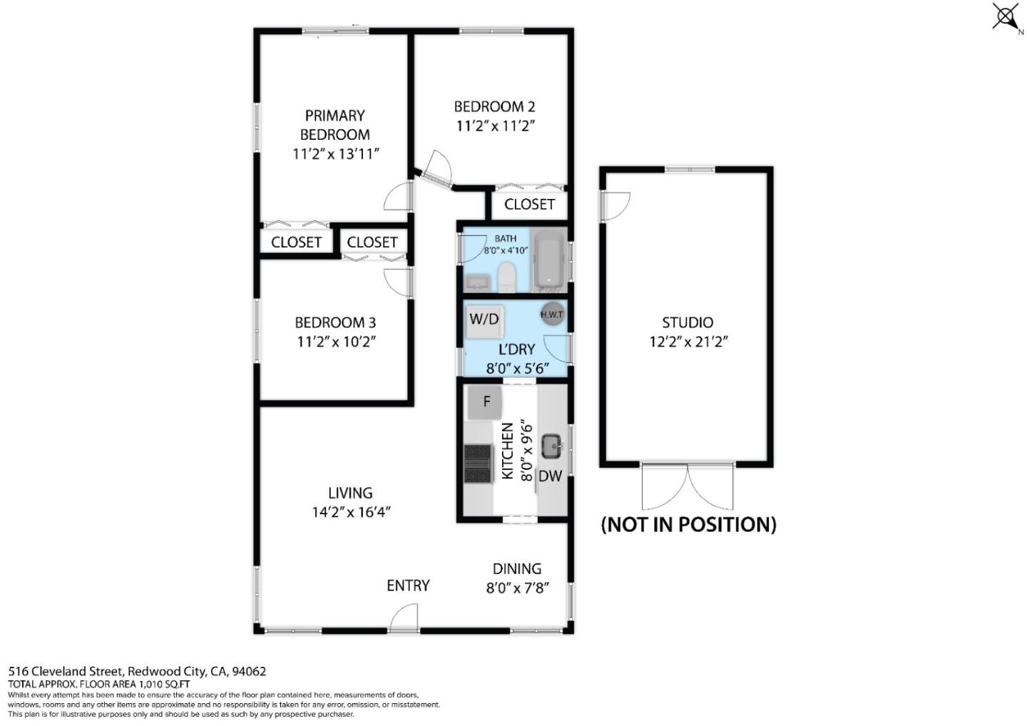 Detail Gallery Image 31 of 33 For 516 Cleveland St, Redwood City,  CA 94062 - 3 Beds | 1 Baths