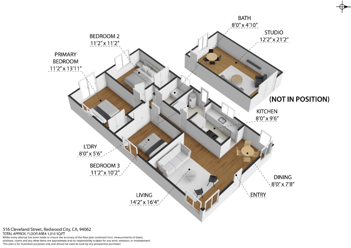 Detail Gallery Image 32 of 33 For 516 Cleveland St, Redwood City,  CA 94062 - 3 Beds | 1 Baths