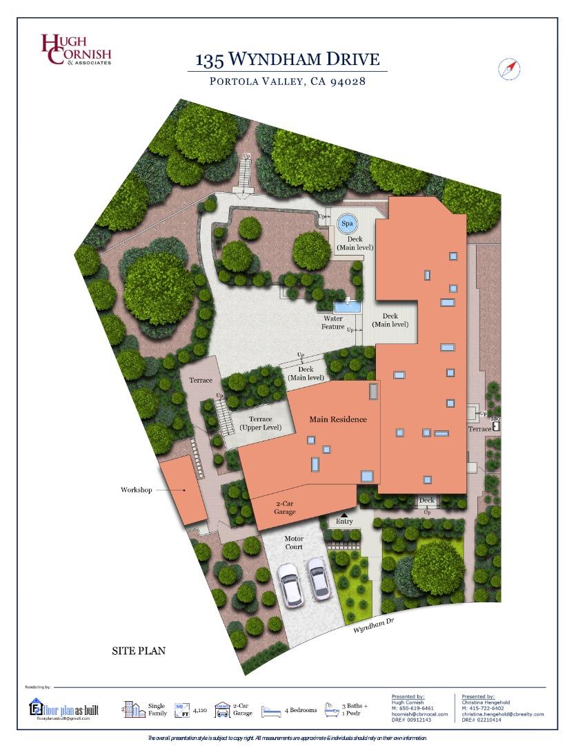 Detail Gallery Image 45 of 45 For 135 Wyndham Dr, Portola Valley,  CA 94028 - 4 Beds | 3/1 Baths