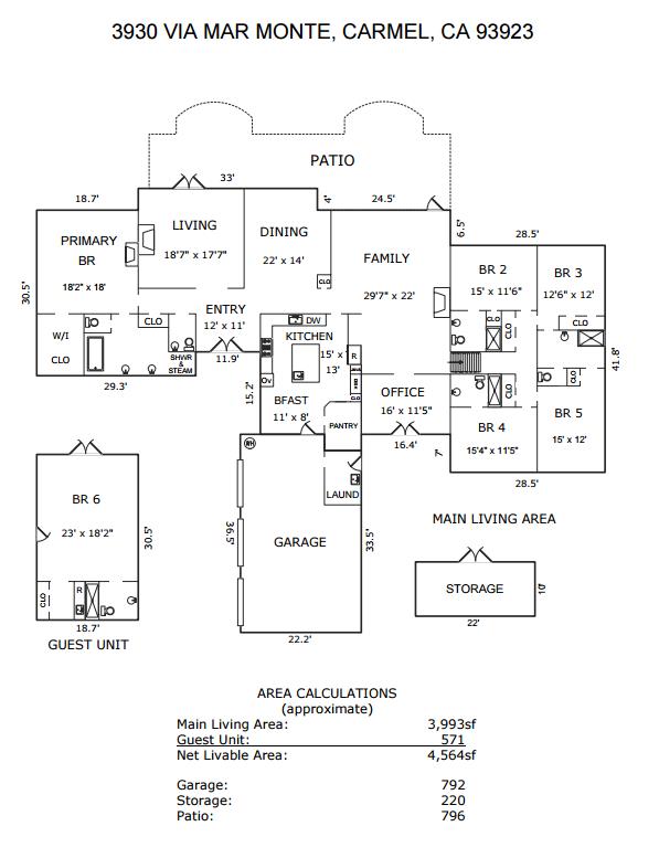Detail Gallery Image 40 of 40 For 3930 via Mar Monte, Carmel,  CA 93923 - 6 Beds | 5/1 Baths