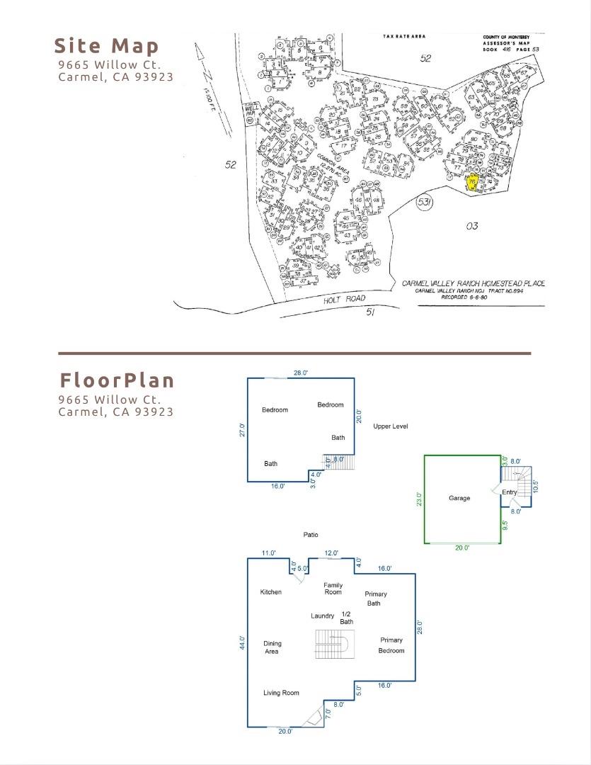 Detail Gallery Image 41 of 41 For 9665 Willow Ct, Carmel Valley,  CA 93923 - 3 Beds | 3/1 Baths