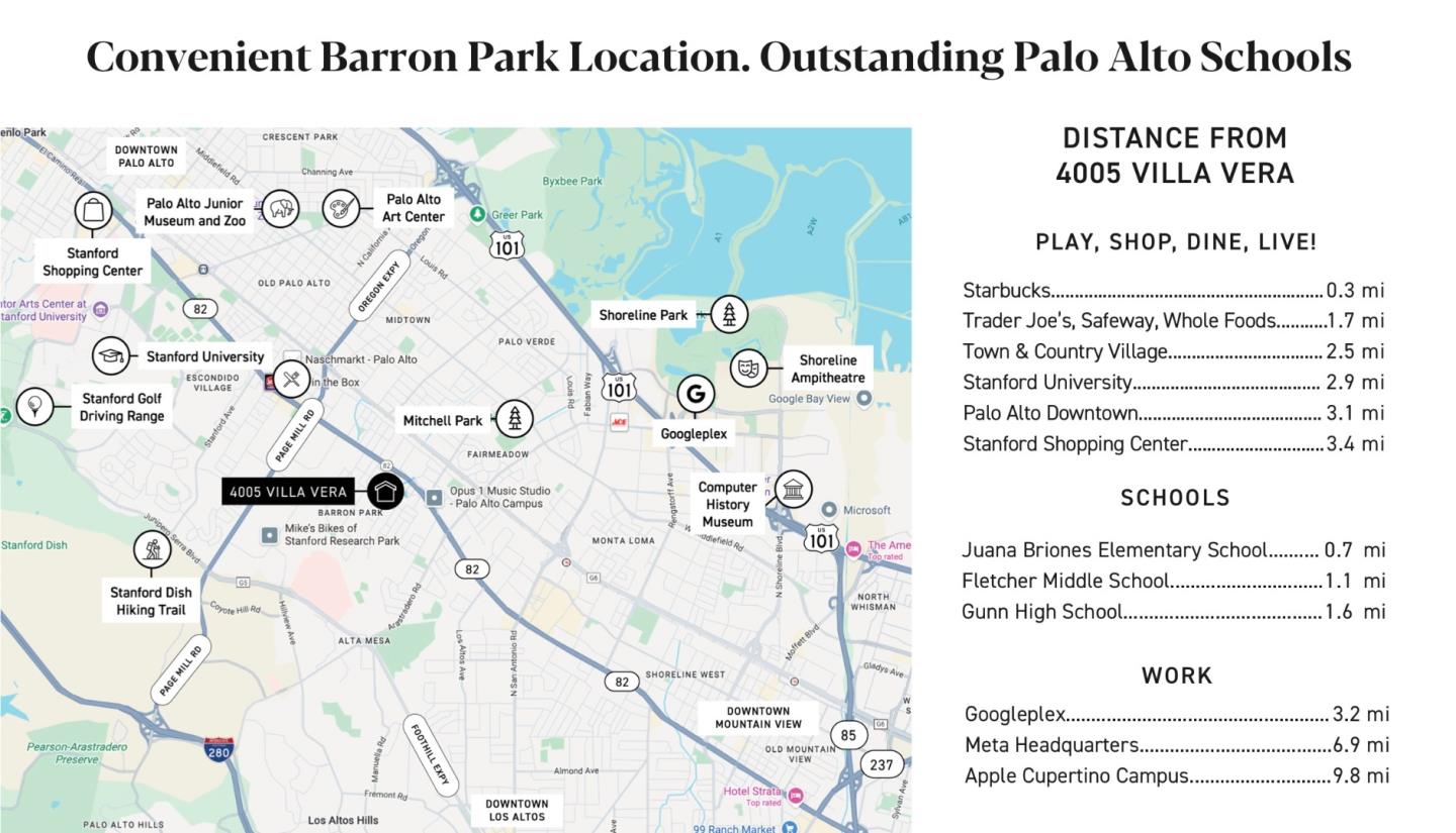 Detail Gallery Image 3 of 23 For 4005 Villa Vera, Palo Alto,  CA 94306 - 3 Beds | 2 Baths