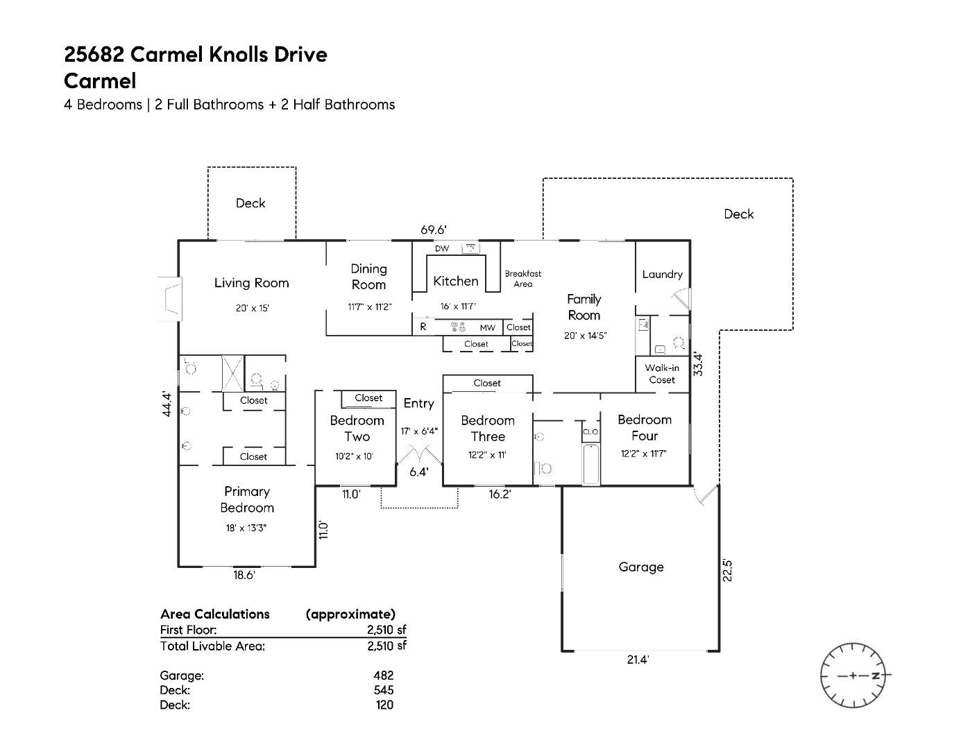 Detail Gallery Image 47 of 47 For 25682 Carmel Knolls Dr, Carmel,  CA 93923 - 4 Beds | 2/2 Baths
