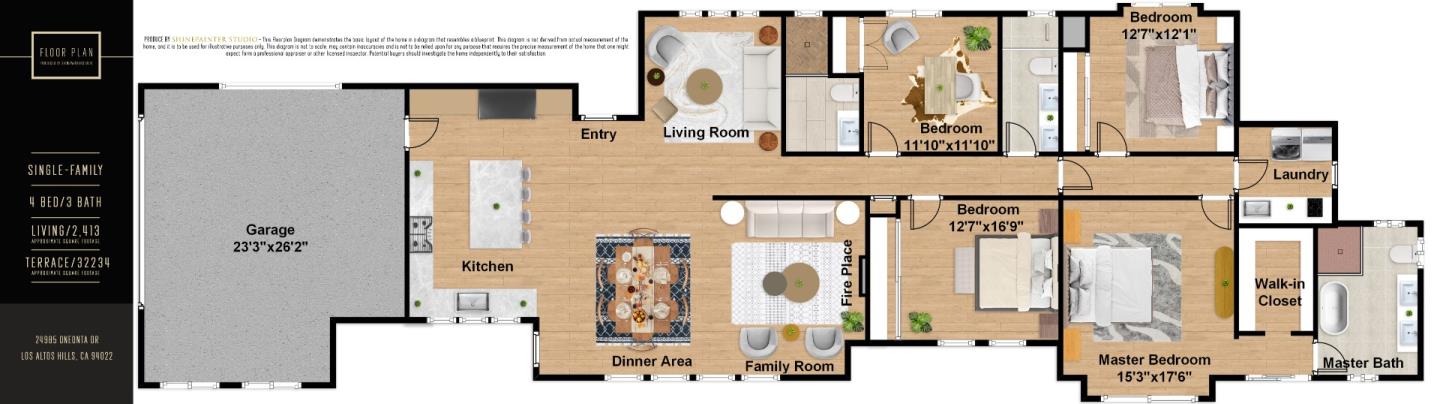 Detail Gallery Image 2 of 43 For 24985 Oneonta Dr, Los Altos Hills,  CA 94022 - 4 Beds | 3 Baths