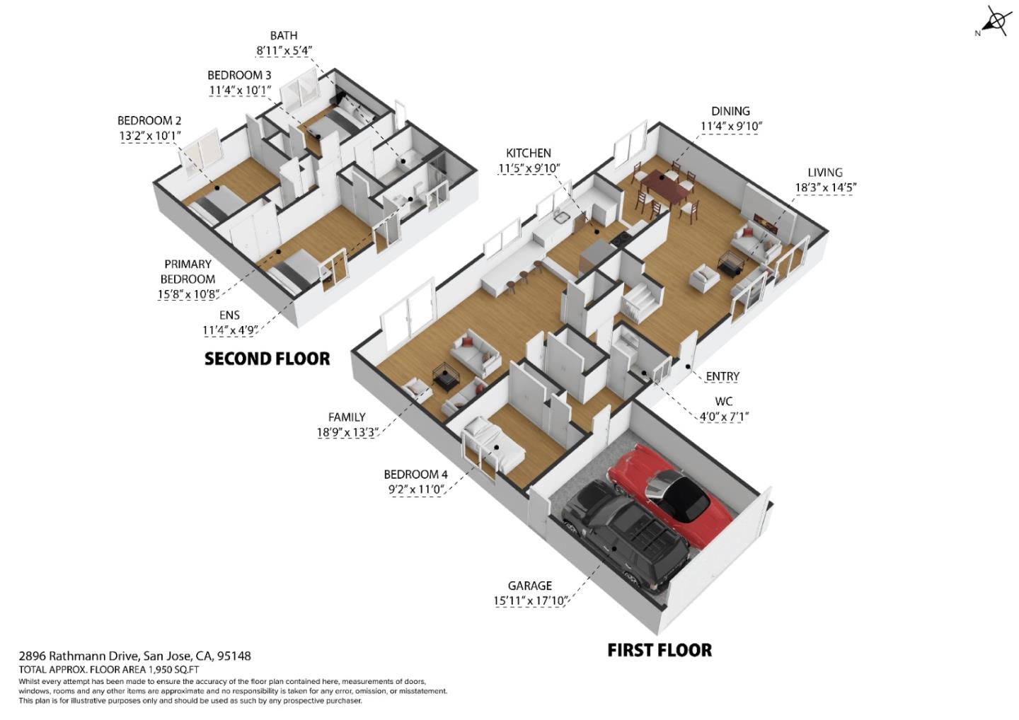 Detail Gallery Image 34 of 78 For 2896 Rathmann Dr, San Jose,  CA 95148 - 4 Beds | 2 Baths