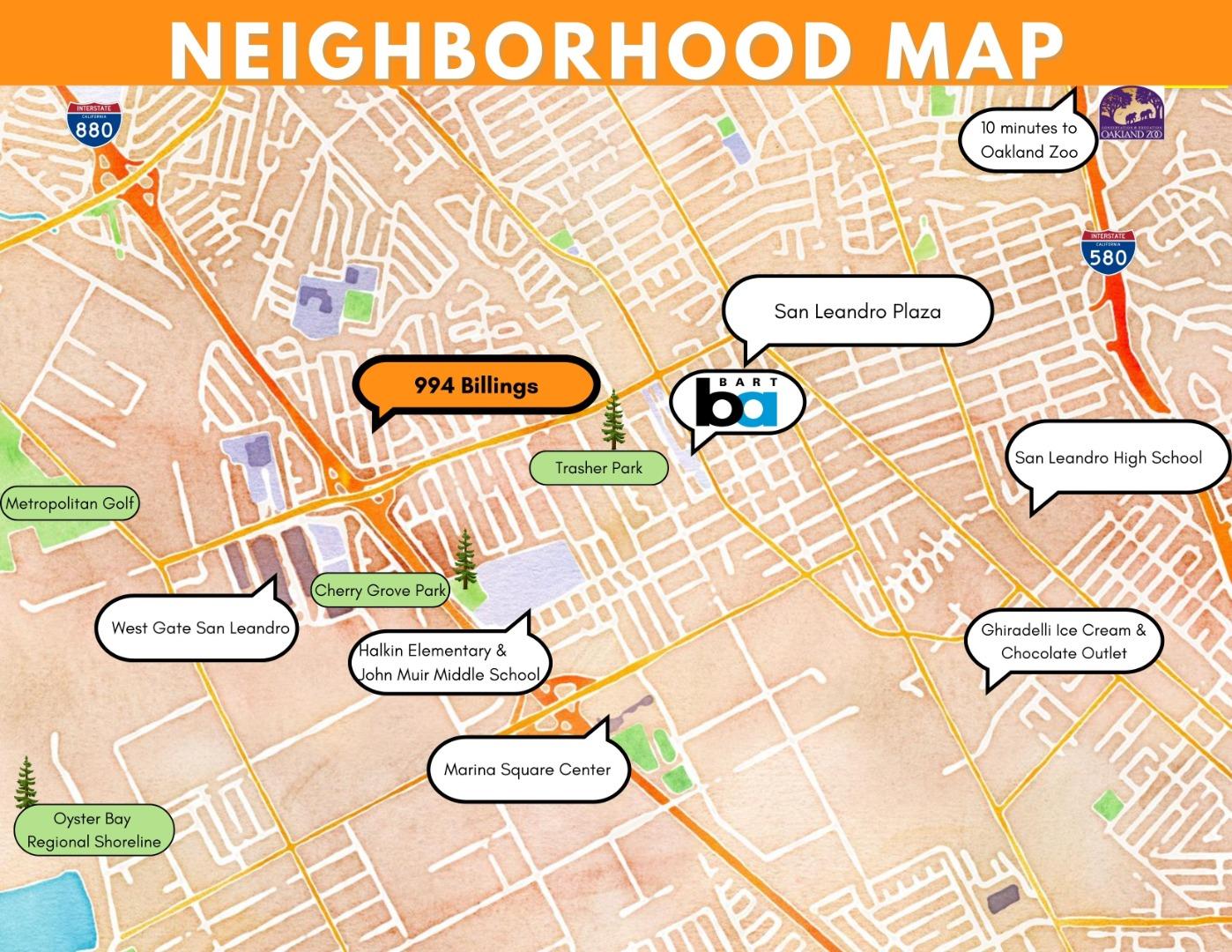 Detail Gallery Image 52 of 52 For 994 Billings Blvd, San Leandro,  CA 94577 - 3 Beds | 1/1 Baths