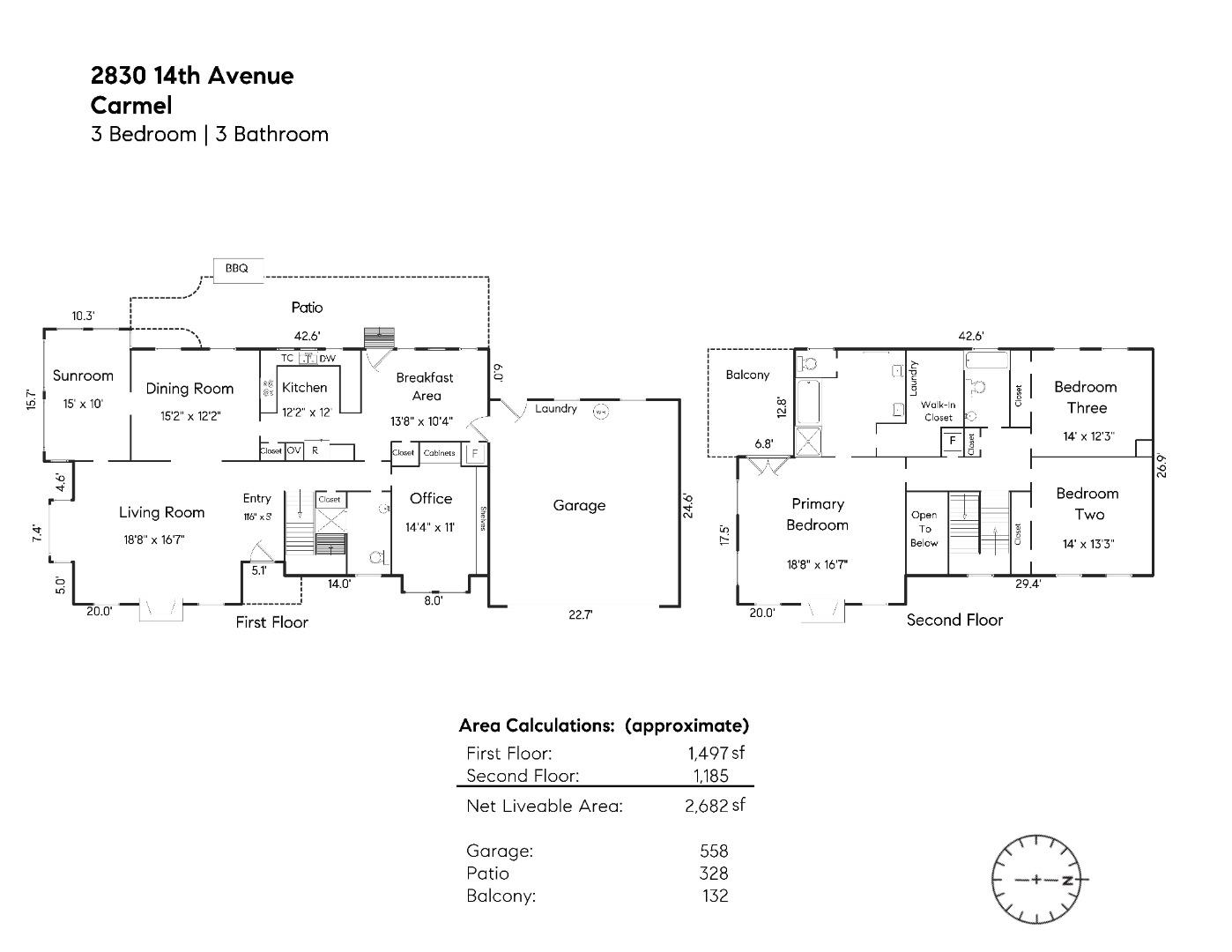 Detail Gallery Image 58 of 58 For 2830 14th Ave, Carmel,  CA 93923 - 3 Beds | 3 Baths