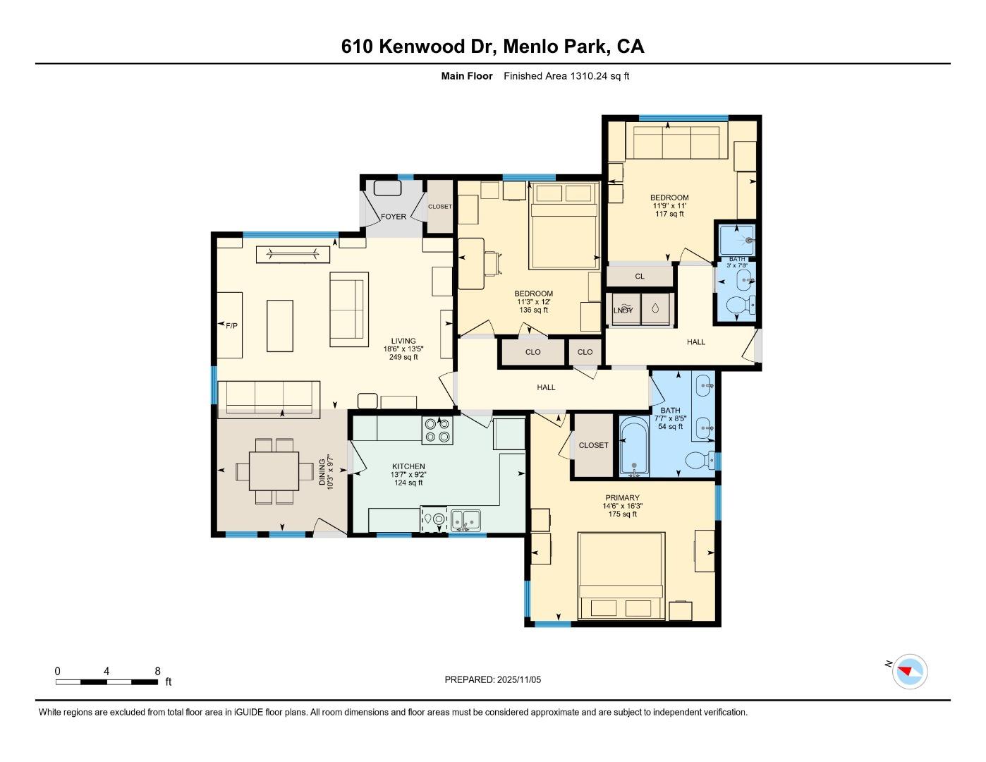 Detail Gallery Image 24 of 25 For 610 Kenwood Dr, Menlo Park,  CA 94025 - 3 Beds | 2 Baths