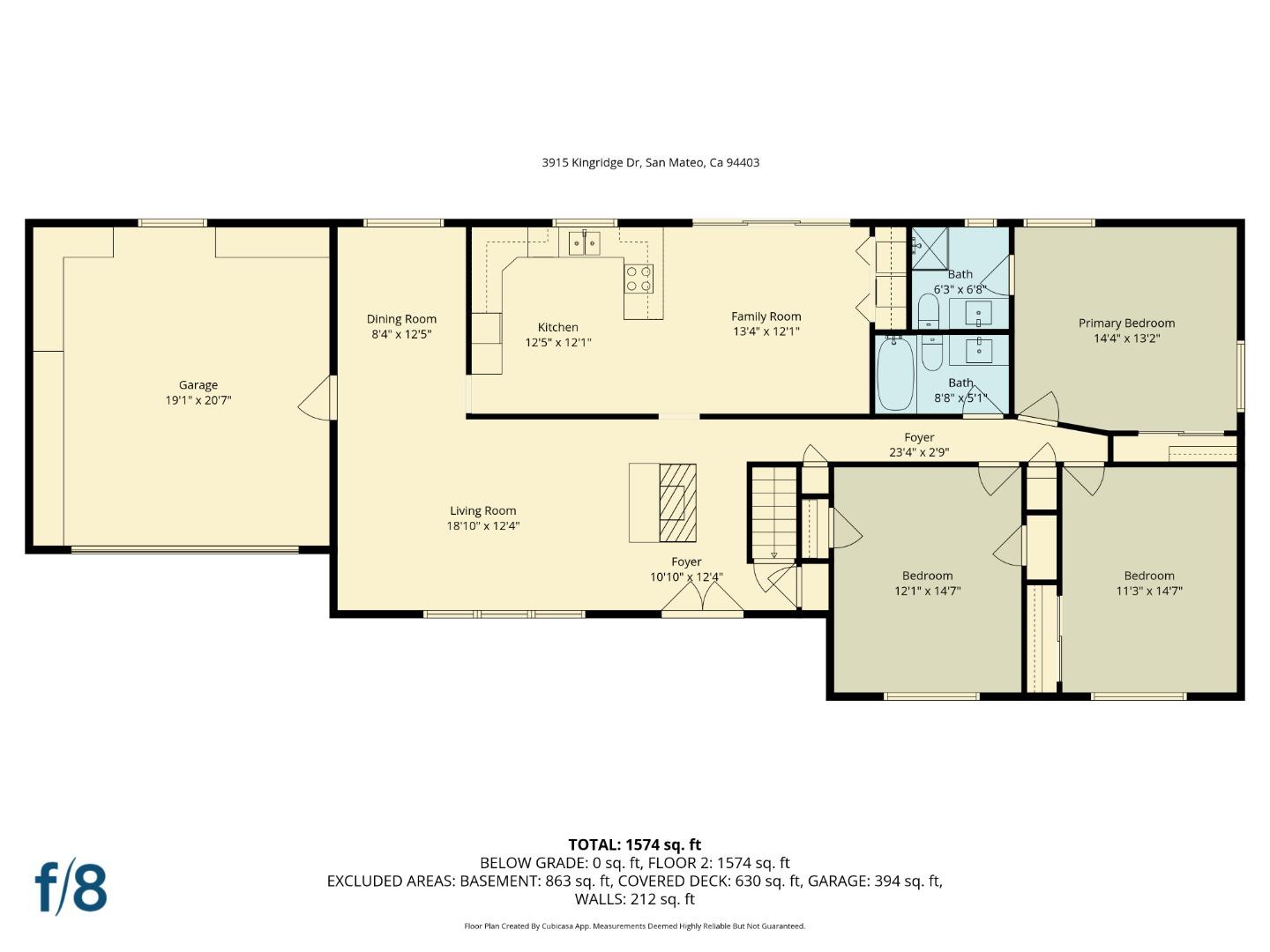 Detail Gallery Image 45 of 47 For 3915 Kingridge Dr, San Mateo,  CA 94403 - 3 Beds | 2 Baths