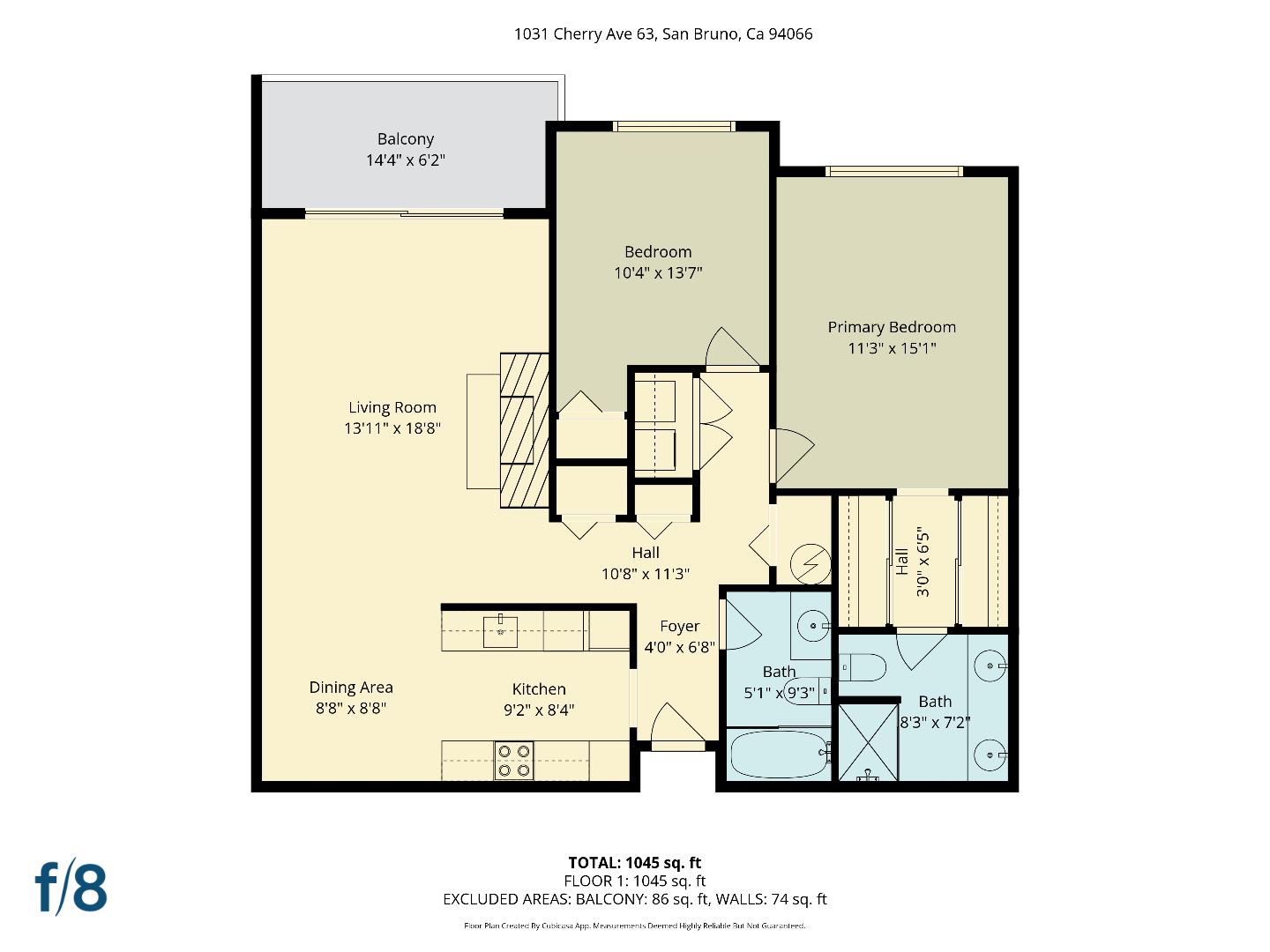 Detail Gallery Image 23 of 23 For 1031 Cherry Ave #63,  San Bruno,  CA 94066 - 2 Beds | 2 Baths
