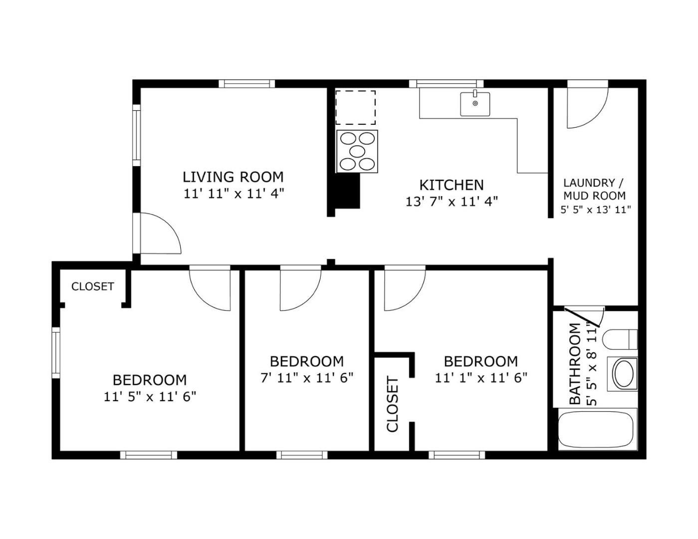 Detail Gallery Image 11 of 15 For 735 Locust St, San Jose,  CA 95110 - 3 Beds | 1 Baths