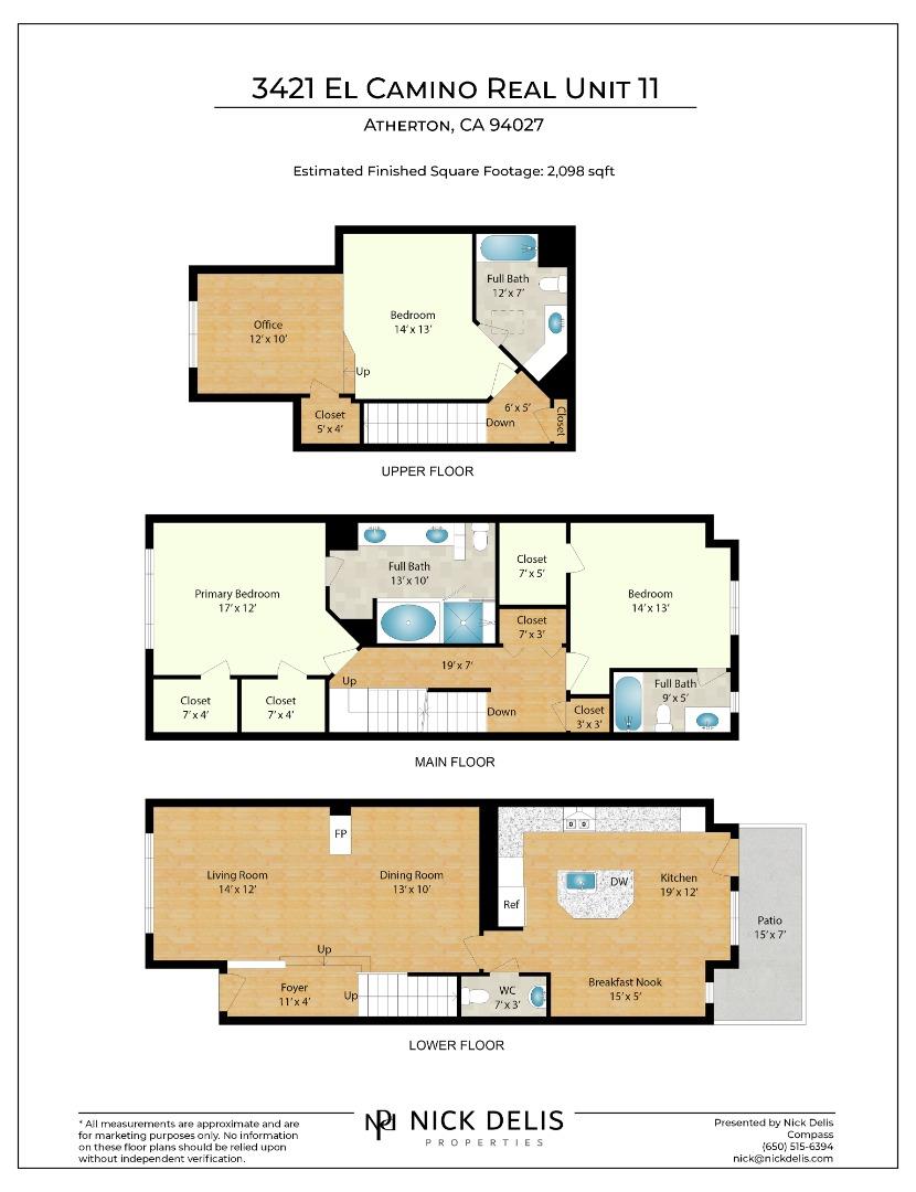 Detail Gallery Image 41 of 41 For 3421 El Camino Real #11,  Menlo Park,  CA 94027 - 3 Beds | 3/1 Baths