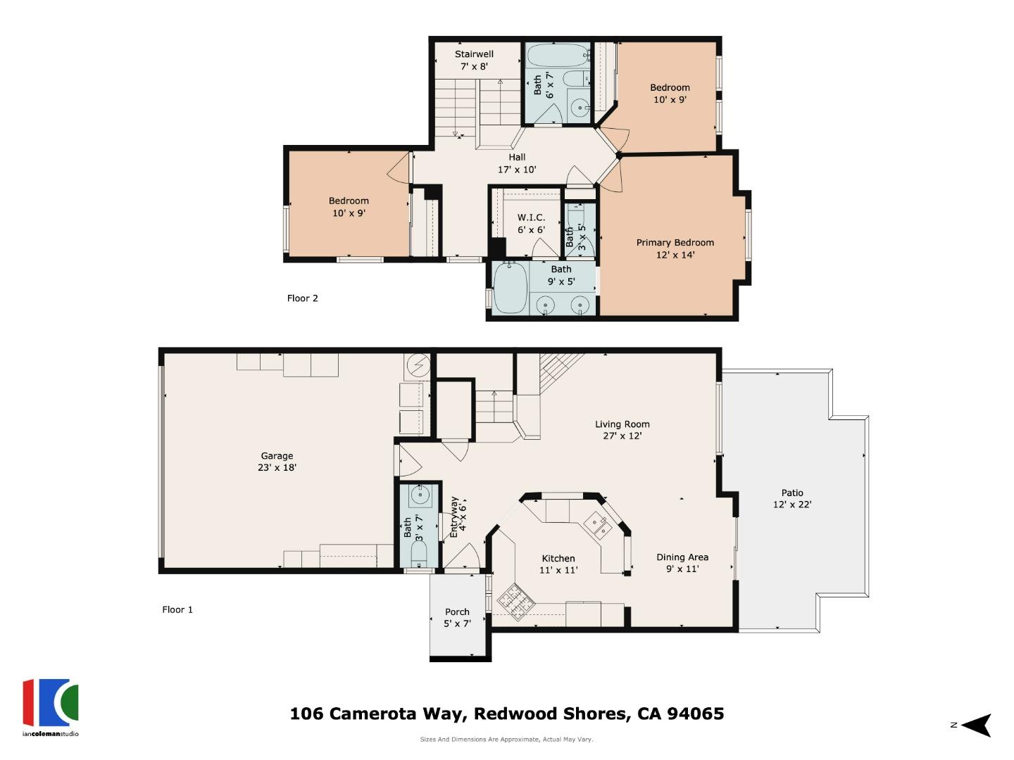 Detail Gallery Image 23 of 23 For 106 Camerota Way, Redwood Shores,  CA 94065 - 3 Beds | 2/1 Baths