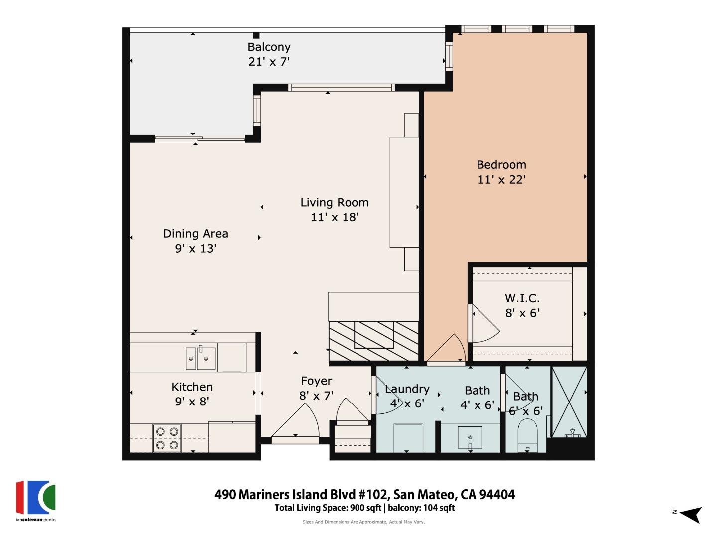 Detail Gallery Image 55 of 55 For 490 Mariners Island Blvd #102,  San Mateo,  CA 94404 - 1 Beds | 1 Baths
