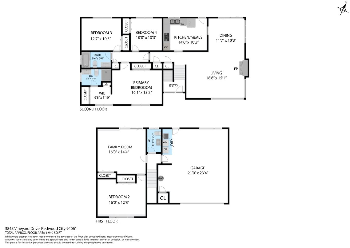 Detail Gallery Image 50 of 52 For 3848 Vineyard Dr, Redwood City,  CA 94061 - 4 Beds | 2/1 Baths