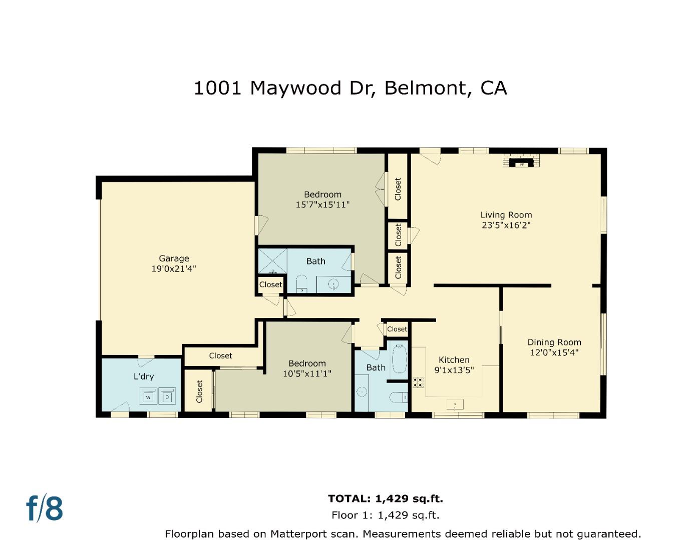 Detail Gallery Image 8 of 36 For 1001 Maywood Dr, Belmont,  CA 94002 - 2 Beds | 2 Baths