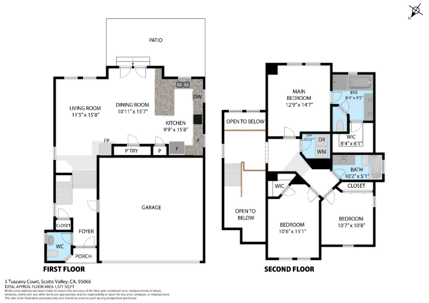 Detail Gallery Image 45 of 45 For 5 Tuscany Ct, Scotts Valley,  CA 95066 - 3 Beds | 2/1 Baths