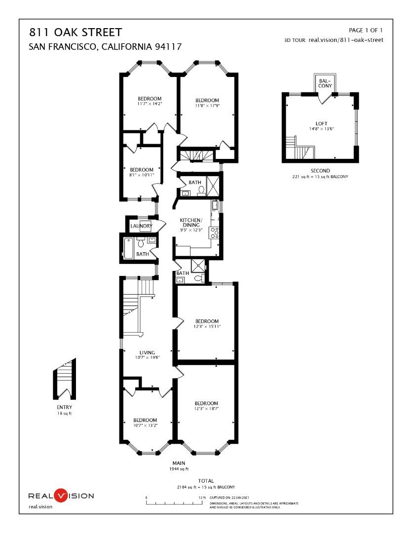 Detail Gallery Image 118 of 121 For 811 Oak St, San Francisco,  CA 94117 - – Beds | – Baths