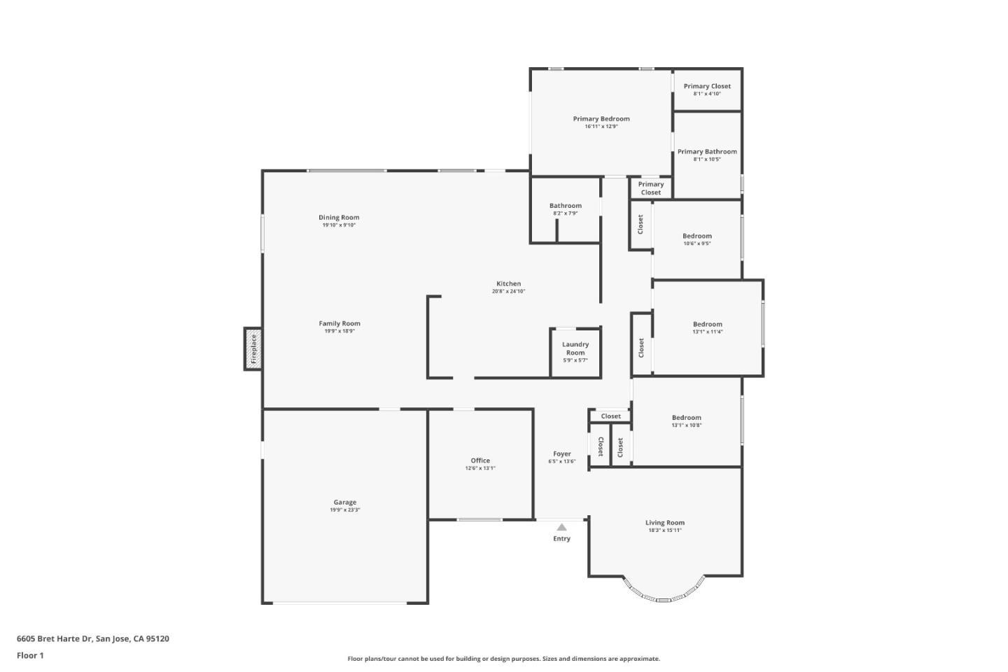 Detail Gallery Image 43 of 43 For 6605 Bret Harte Dr, San Jose,  CA 95120 - 5 Beds | 2 Baths