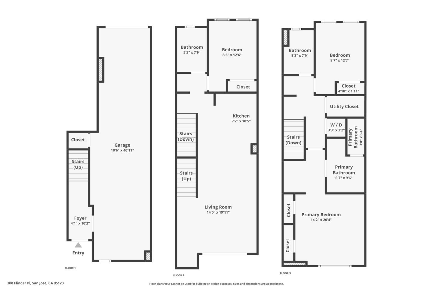 Detail Gallery Image 43 of 46 For 308 Flinder Pl, San Jose,  CA 95123 - 3 Beds | 3 Baths