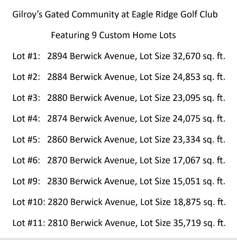 Detail Gallery Image 16 of 16 For 2830 Berwick Ave, Gilroy,  CA 95020 - – Beds | – Baths