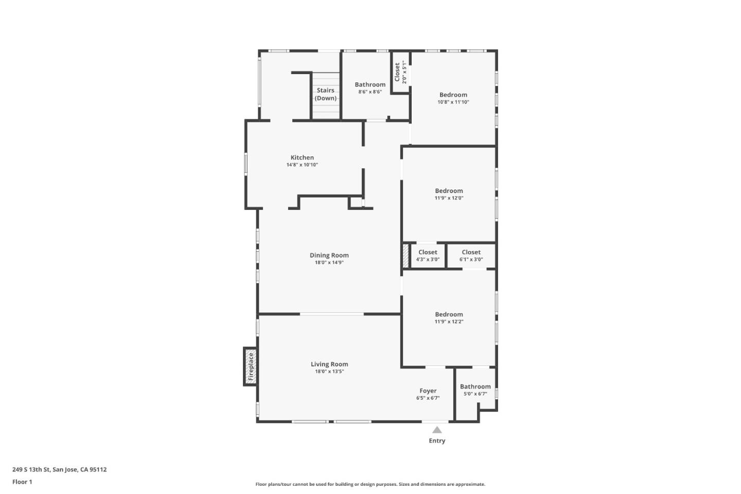 Detail Gallery Image 60 of 63 For 249 S 13th St, San Jose,  CA 95112 - 3 Beds | 2 Baths