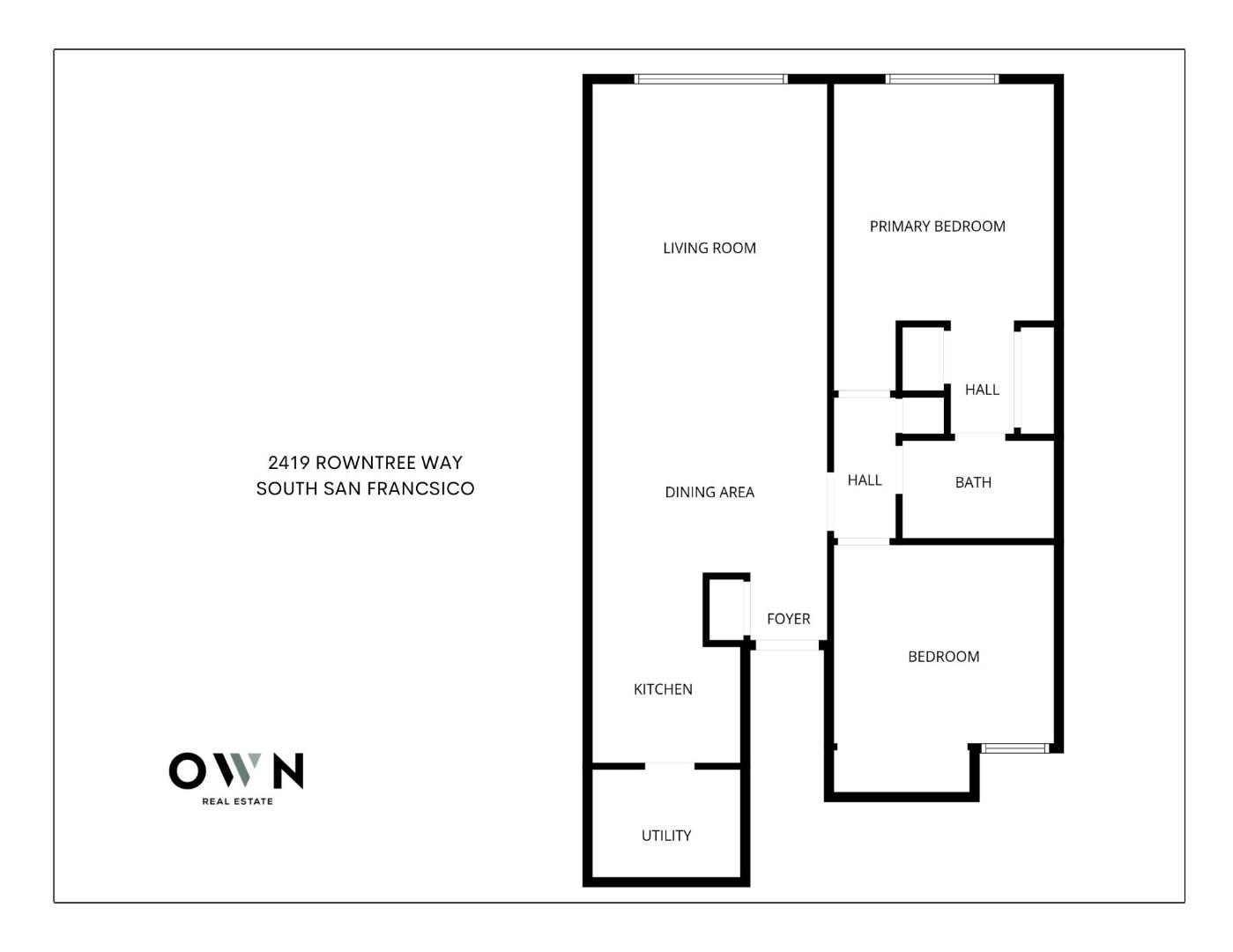 Detail Gallery Image 28 of 28 For 2419 Rowntree Way, South San Francisco,  CA 94080 - 2 Beds | 1 Baths
