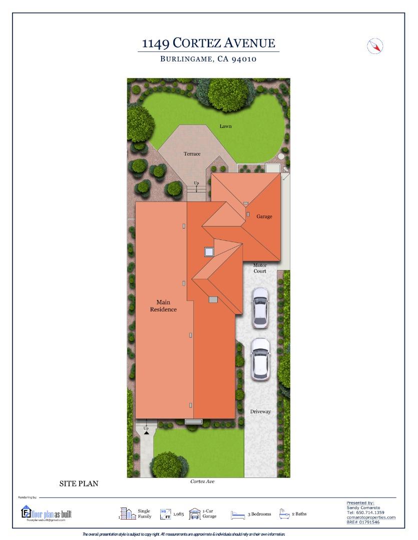 Detail Gallery Image 60 of 61 For 1149 Cortez Ave, Burlingame,  CA 94010 - 3 Beds | 2 Baths