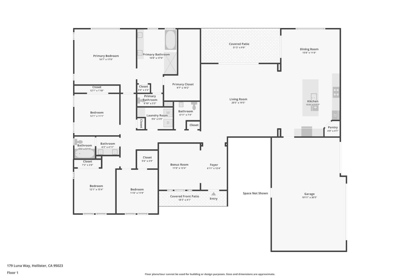 Detail Gallery Image 78 of 78 For 179 Luna Way, Hollister,  CA 95023 - 4 Beds | 2/1 Baths