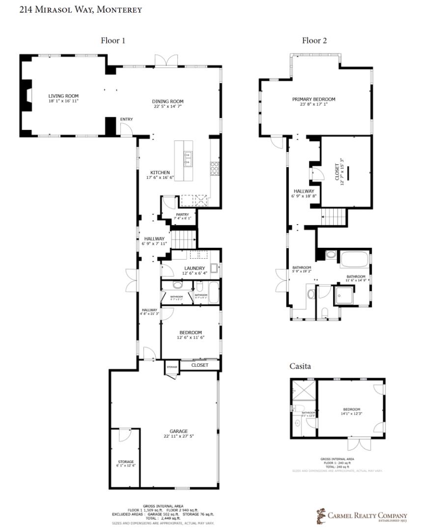 Detail Gallery Image 32 of 32 For 214 Mirasol Way, Monterey,  CA 93940 - 3 Beds | 3 Baths