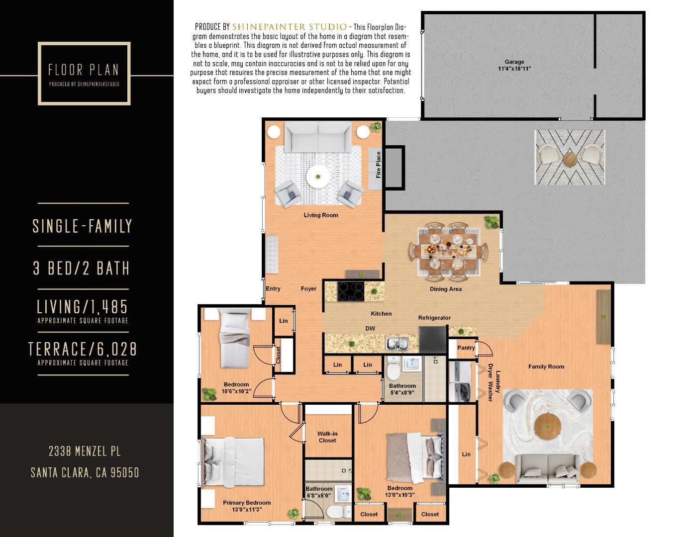 Detail Gallery Image 47 of 47 For 2338 Menzel Pl, Santa Clara,  CA 95050 - 3 Beds | 2 Baths