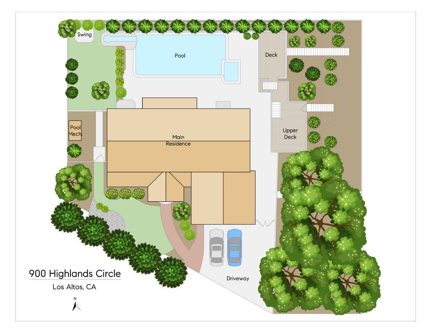 Detail Gallery Image 76 of 78 For 900 Highlands Cir, Los Altos,  CA 94024 - 6 Beds | 3/1 Baths